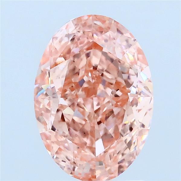2.03 Ct. Fancy Vivid Pink Oval Lab Grown Diamond