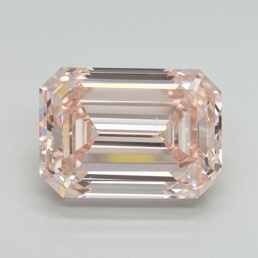 7.88 Ct. Fancy Intense Pink Emerald Lab Grown Diamond