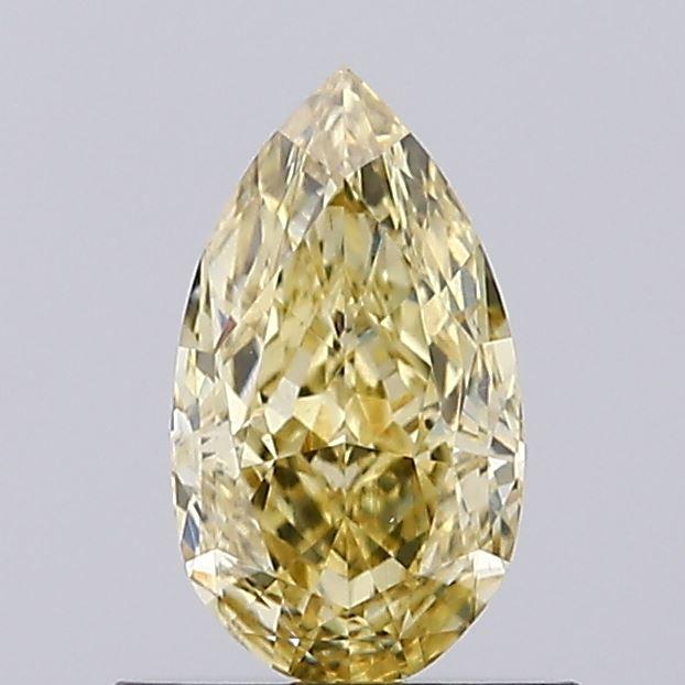 0.80 Ct. Fancy Yellow Pear Lab Grown Diamond