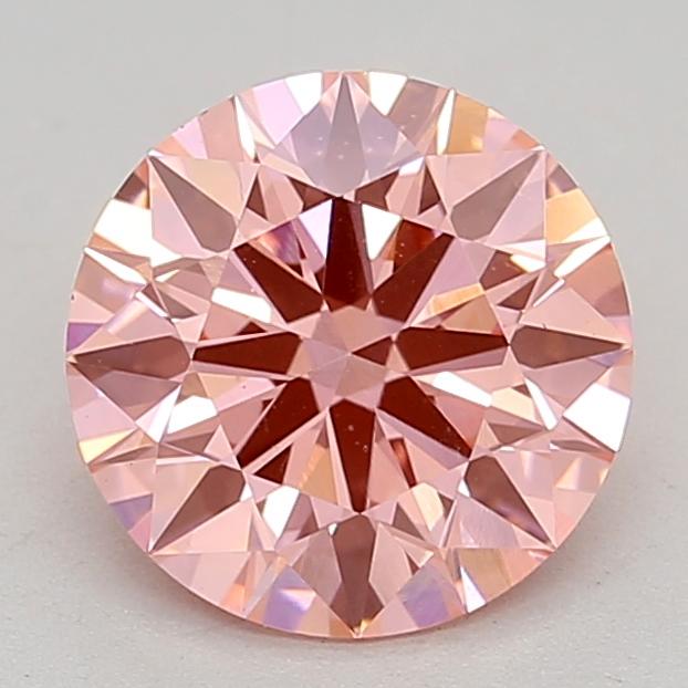 1.74 Ct. Fancy Vivid Pink Round Lab Grown Diamond