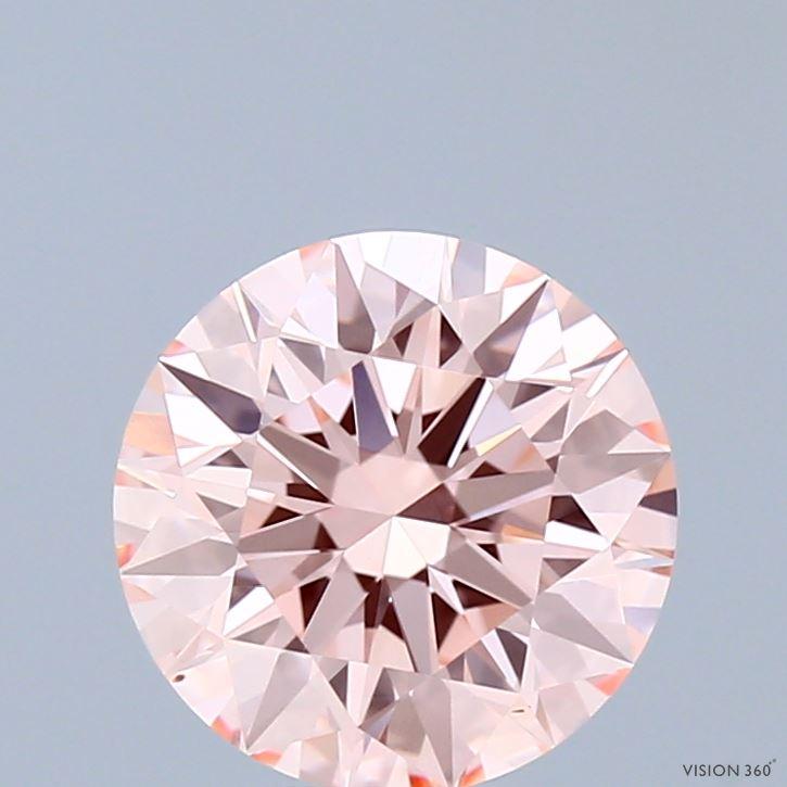 2.04 Ct. Fancy Intense Pink Round Lab Grown Diamond