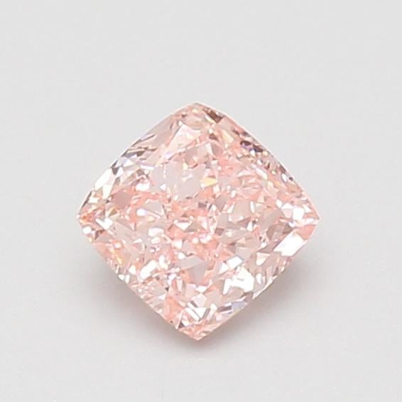 0.66 Ct. Fancy Vivid Pink Cushion Lab Grown Diamond