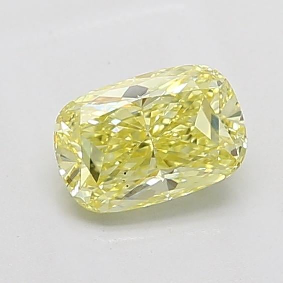 1.02 Ct. Fancy Intense Yellow Cushion Lab Grown Diamond