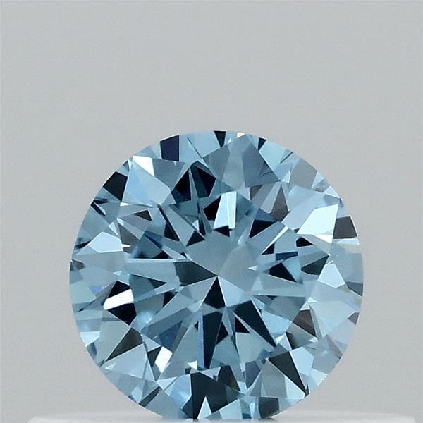 0.34 Ct. Fancy Vivid Blue Round Lab Grown Diamond