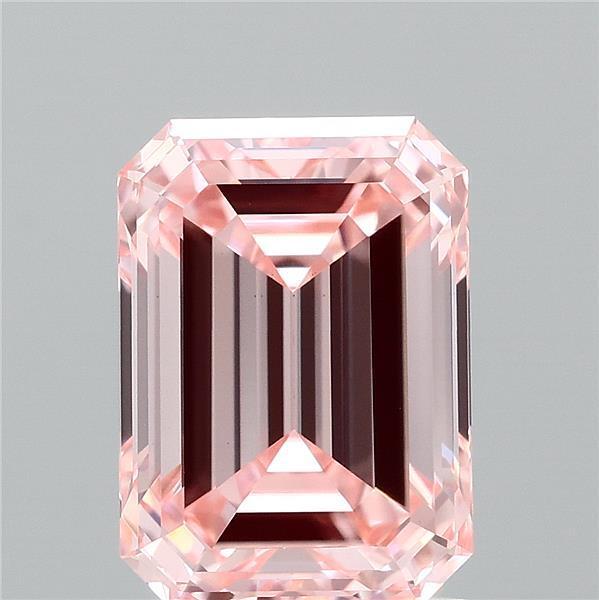 2.01 Ct. Fancy Vivid Pink Emerald Lab Grown Diamond
