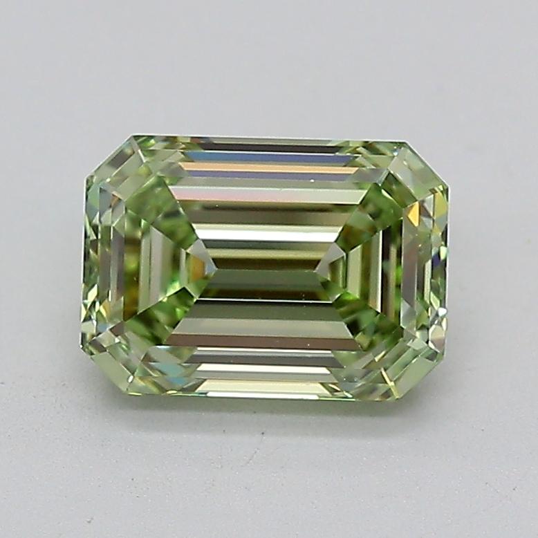 2.09 Ct. Fancy Vivid  Green Emerald Lab Grown Diamond