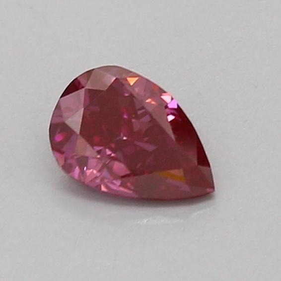 0.51 Ct. Fancy Vivid Pink Pear Lab Grown Diamond