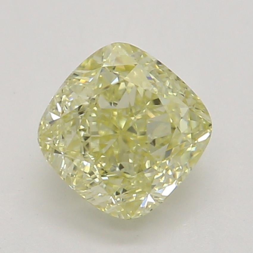 0.60 Ct. Fancy Yellow Cushion Diamond