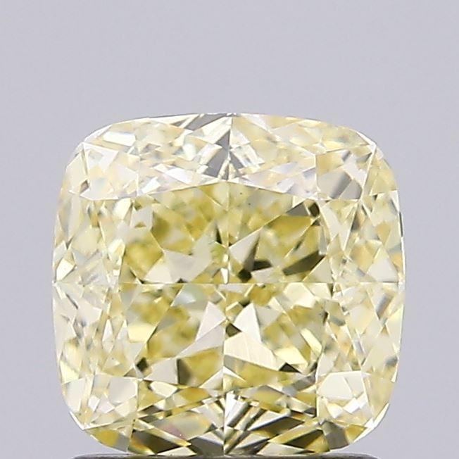 1.18 Ct. Fancy Yellow Cushion Lab Grown Diamond
