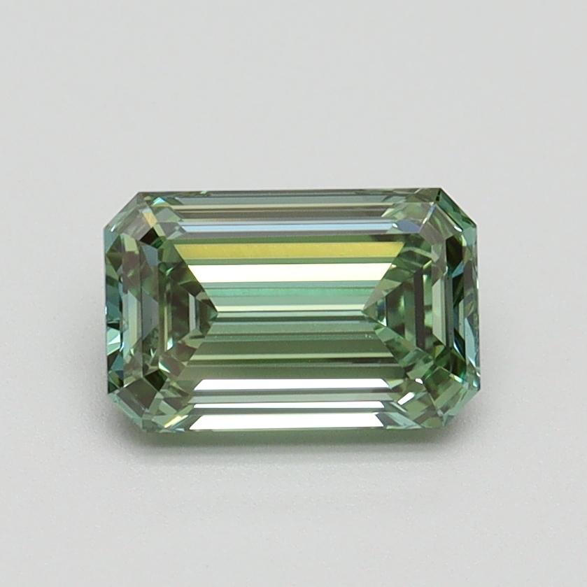1.00 Ct. Fancy Vivid Green Emerald Lab Grown Diamond
