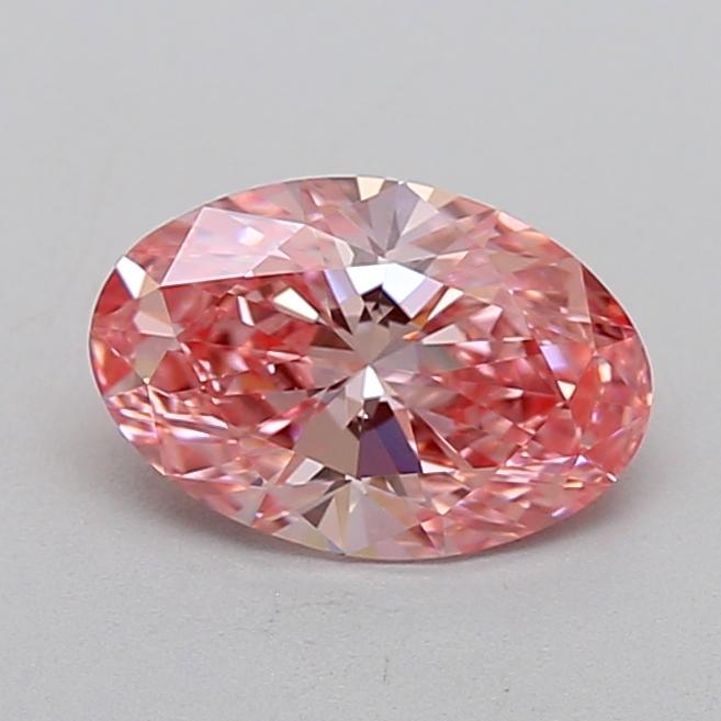 1.05 Ct. Fancy Vivid Pink Oval Lab Grown Diamond