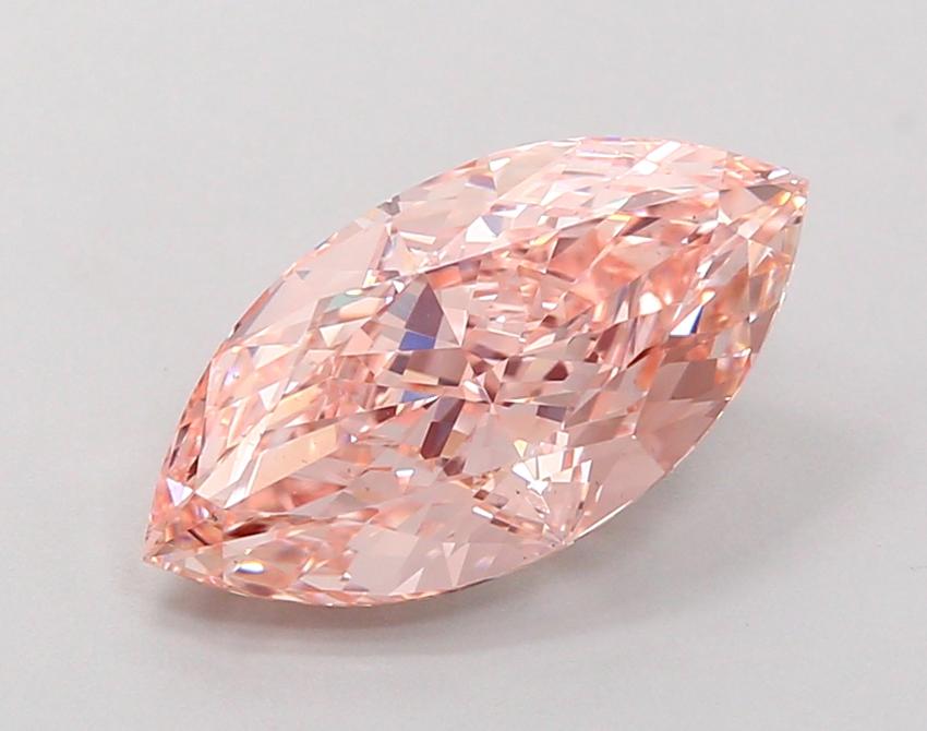 2.71 Ct. Fancy Intense Pink Marquise Lab Grown Diamond