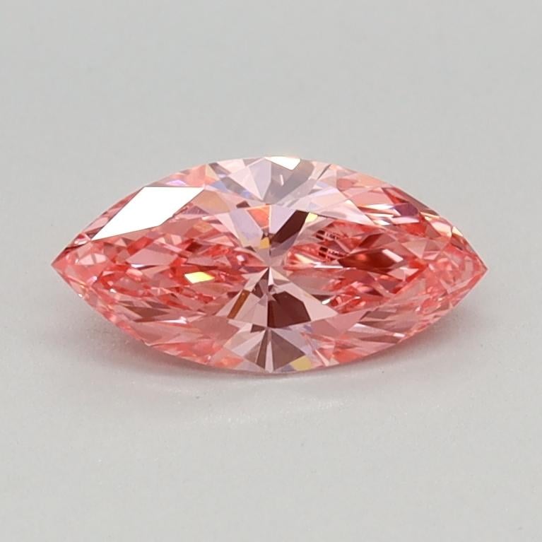 0.34 Ct. Fancy Vivid Pink Marquise Lab Grown Diamond