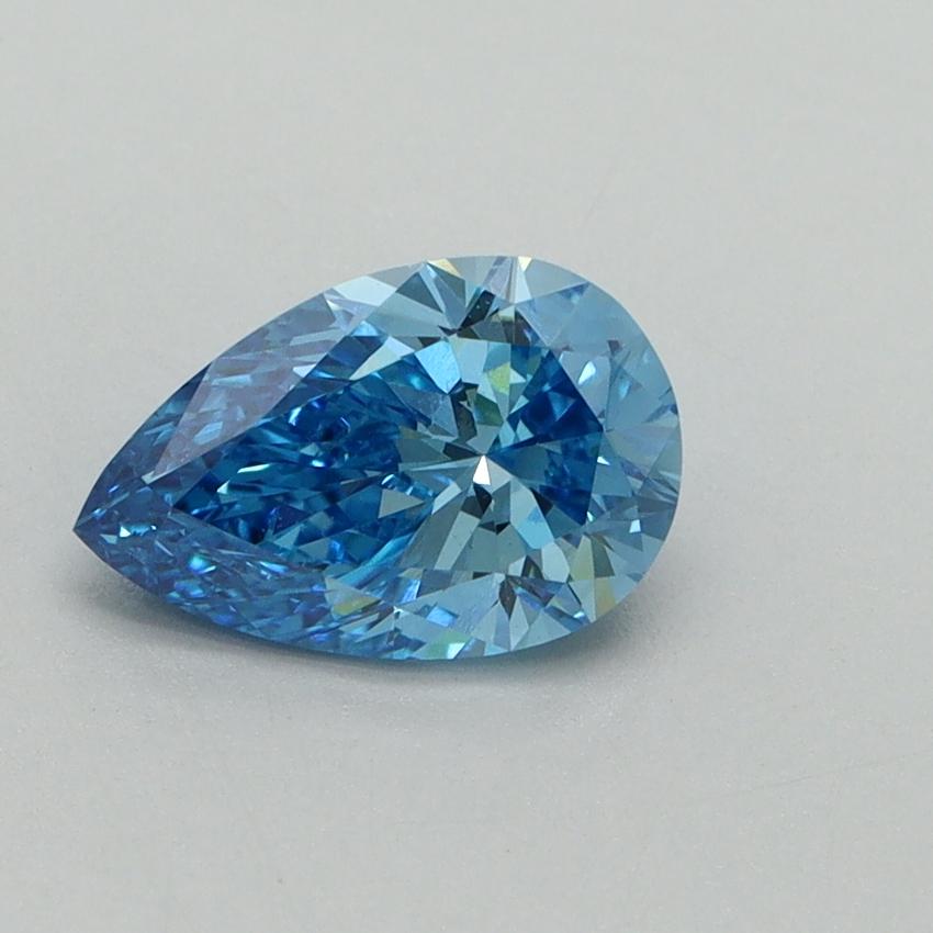 1.02 Ct. Fancy Vivid Blue Pear Lab Grown Diamond
