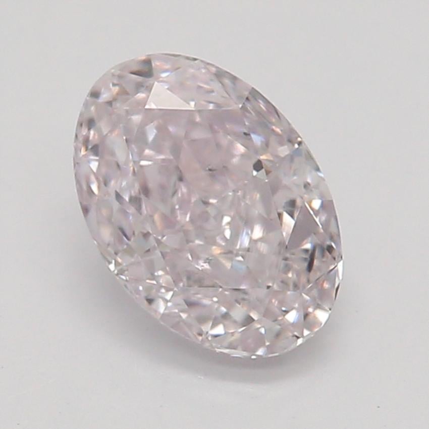 0.59 Ct. Light Pink Oval Diamond