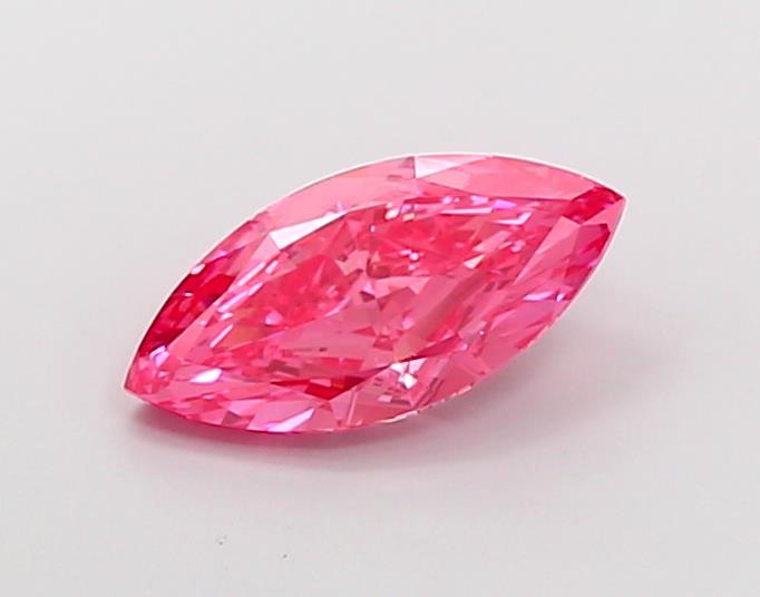 2.22 Ct. Fancy Vivid Pink Marquise Lab Grown Diamond