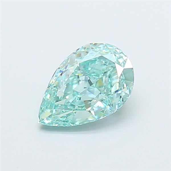 1.04 Ct. Fancy Intense  Green Pear Lab Grown Diamond