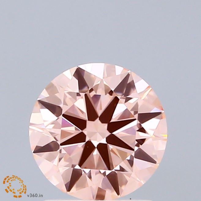 1.50 Ct. Fancy Pink Round Lab Grown Diamond