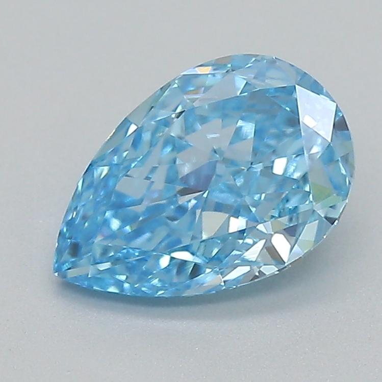 0.71 Ct. Fancy Blue Pear Lab Grown Diamond