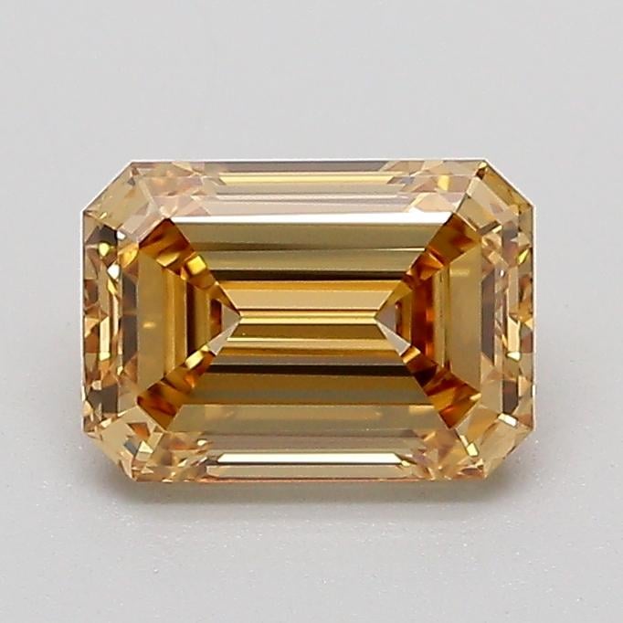 1.11 Ct. Fancy Light  Brown Emerald Lab Grown Diamond