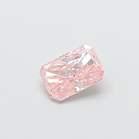 0.25 Ct. Fancy Intense  Pink Radiant Lab Grown Diamond