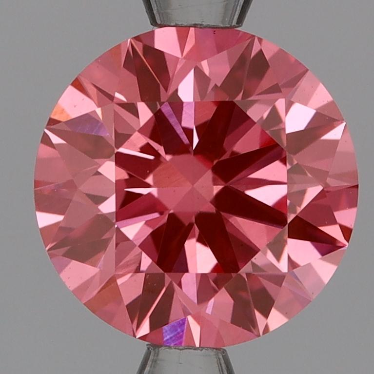 2.03 Ct. Fancy Vivid Pink Round Lab Grown Diamond