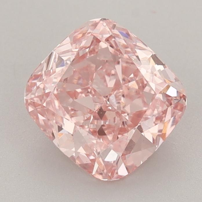 1.57 Ct. Fancy Intense  Pink Cushion Lab Grown Diamond