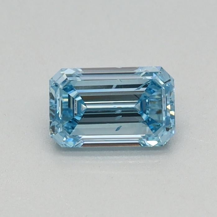 0.30 Ct. Fancy Intense Blue Emerald Lab Grown Diamond