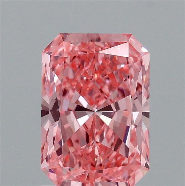 1.56 Ct. Fancy Vivid Pink Radiant Lab Grown Diamond