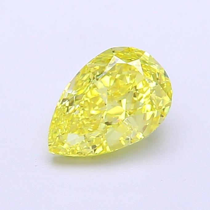 1.06 Ct. Fancy Intense Yellow Pear Lab Grown Diamond
