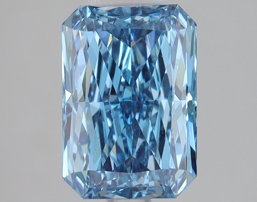 2.05 Ct. Fancy Vivid Blue Radiant Lab Grown Diamond