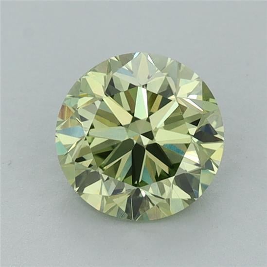 1.00 Ct. Fancy Vivid Green Round Lab Grown Diamond