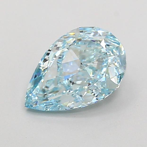 1.39 Ct. Fancy Intense Blue Pear Lab Grown Diamond
