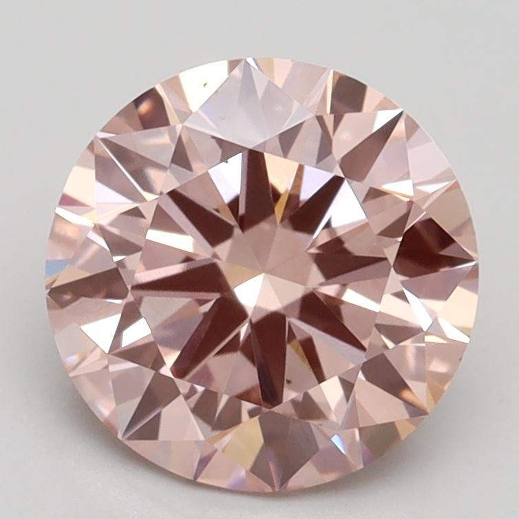 2.23 Ct. Fancy Intense Pink Round Lab Grown Diamond