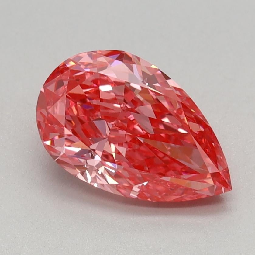 1.03 Ct. Fancy Vivid Pink Pear Lab Grown Diamond