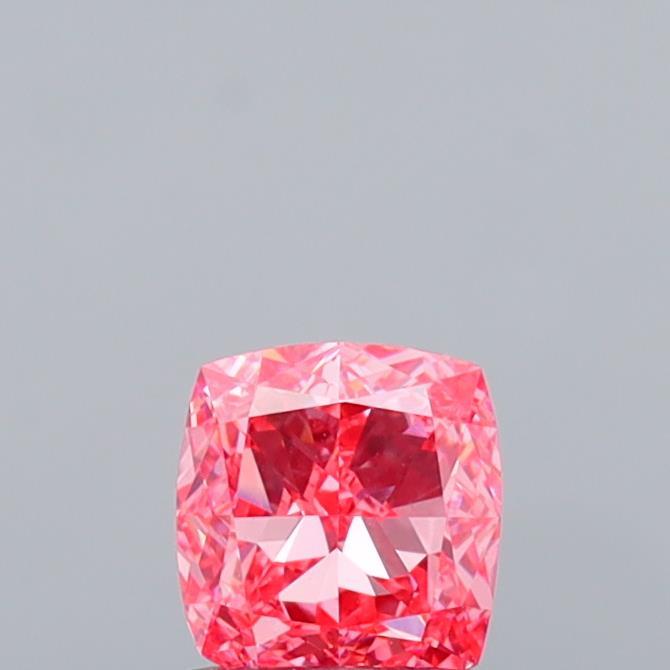 1.03 Ct. Fancy Vivid  Pink Cushion Lab Grown Diamond