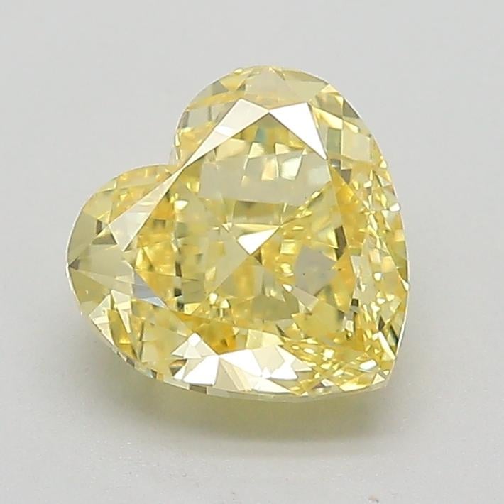 1.51 Ct. Fancy Yellow Heart Lab Grown Diamond