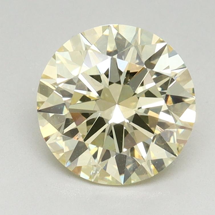 1.54 Ct. Fancy Light Yellow Round Lab Grown Diamond