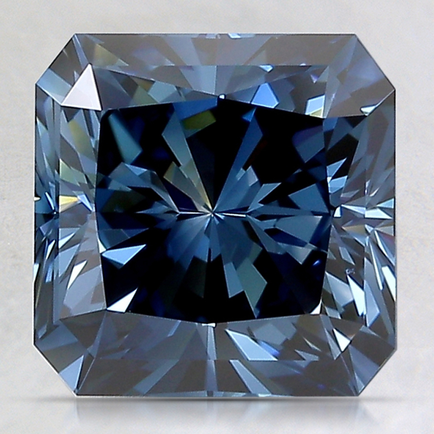 3.51 Ct. Fancy Deep Blue Radiant Lab Created Diamond