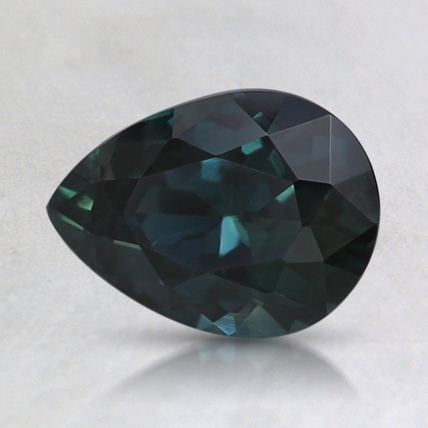 7.7x5.7mm Teal Pear Sapphire