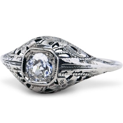 Art Nouveau Diamond Vintage Ring