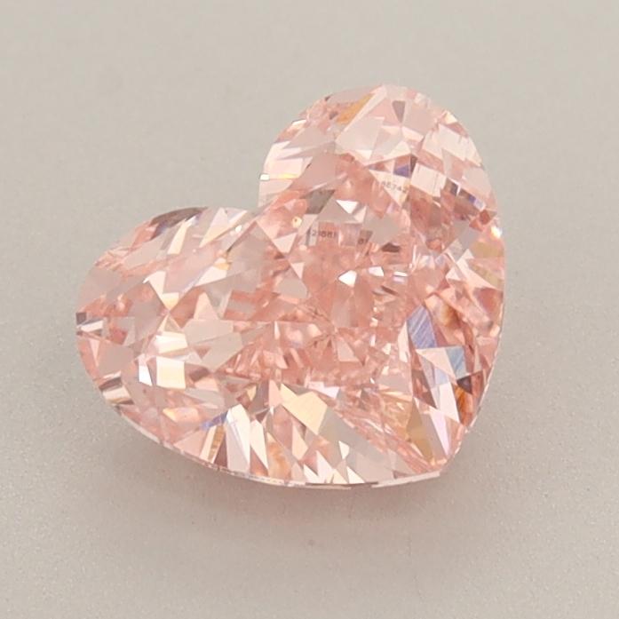 1.31 Ct. Fancy Vivid  Pink Heart Lab Grown Diamond