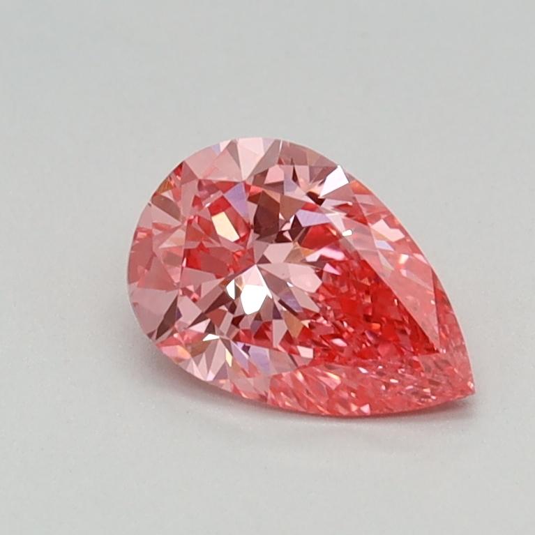 0.50 Ct. Fancy Vivid Pink Pear Lab Grown Diamond