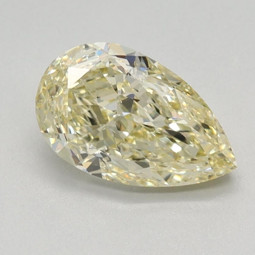 1.13 Ct. Fancy Light Yellow Pear Lab Grown Diamond