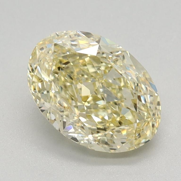 1.12 Ct. Fancy Yellow Oval Lab Grown Diamond