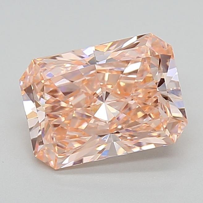 2.08 Ct. Fancy Vivid  Pink Radiant Lab Grown Diamond