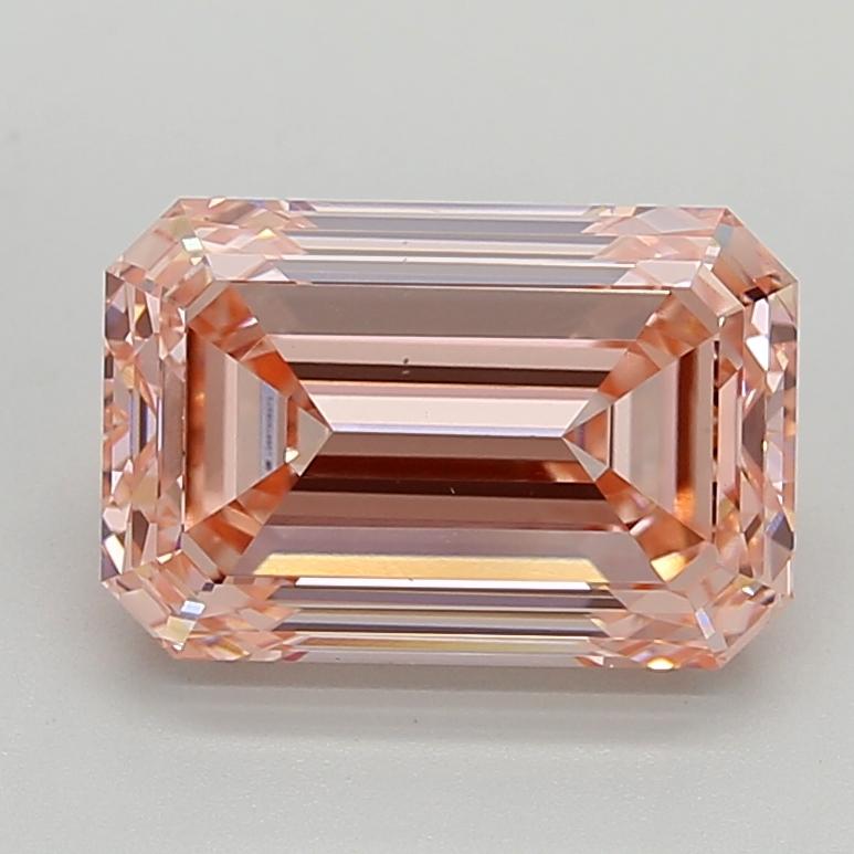 5.05 Ct. Fancy Intense  Pink Emerald Lab Grown Diamond