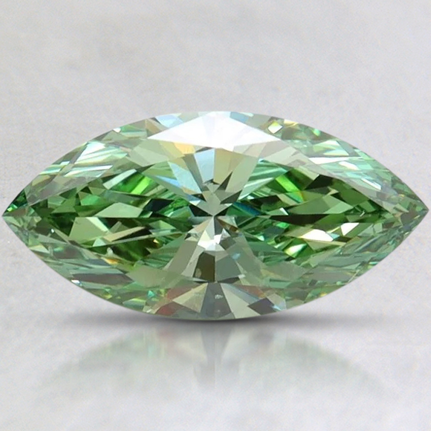 1.50 Ct. Fancy Vivid Pacific Green Marquise Lab Grown Diamond