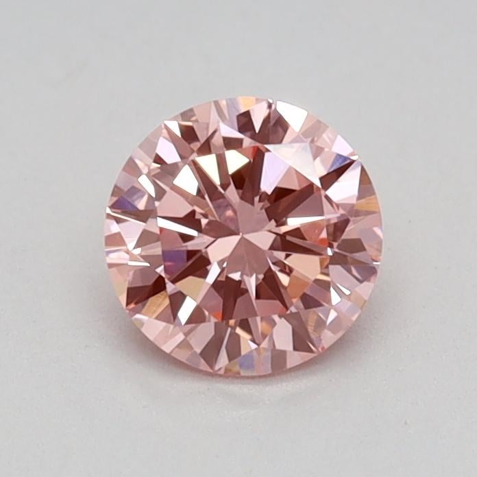 0.40 Ct. Fancy Intense Pink Round Lab Grown Diamond