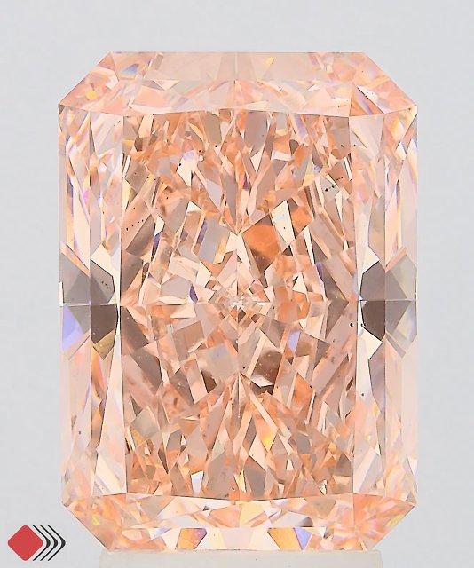 4.00 Ct. Fancy Vivid Pink Radiant Lab Grown Diamond